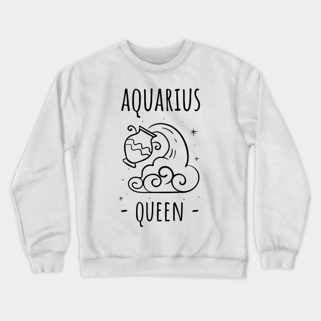 aquarius queen Crewneck Sweatshirt by juinwonderland 41